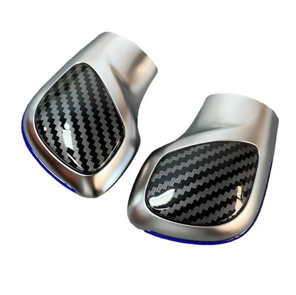 Gear selector carbon blue