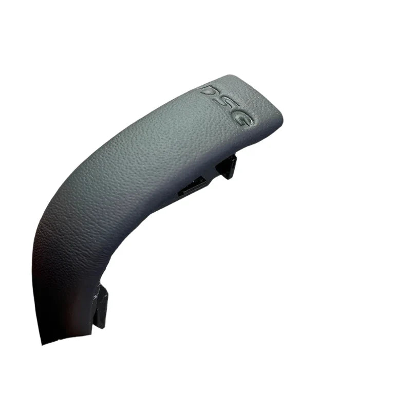 Gear selector top leather