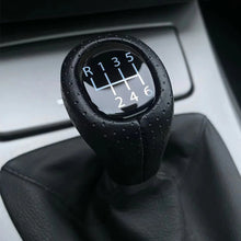 Gear shift knob in car