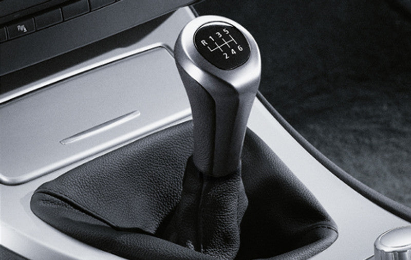 Gear shift knob in car