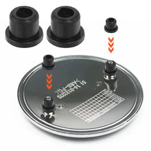 Grommets on badge