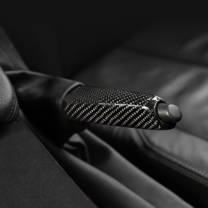 BMV carbon fiber handbrake cover
