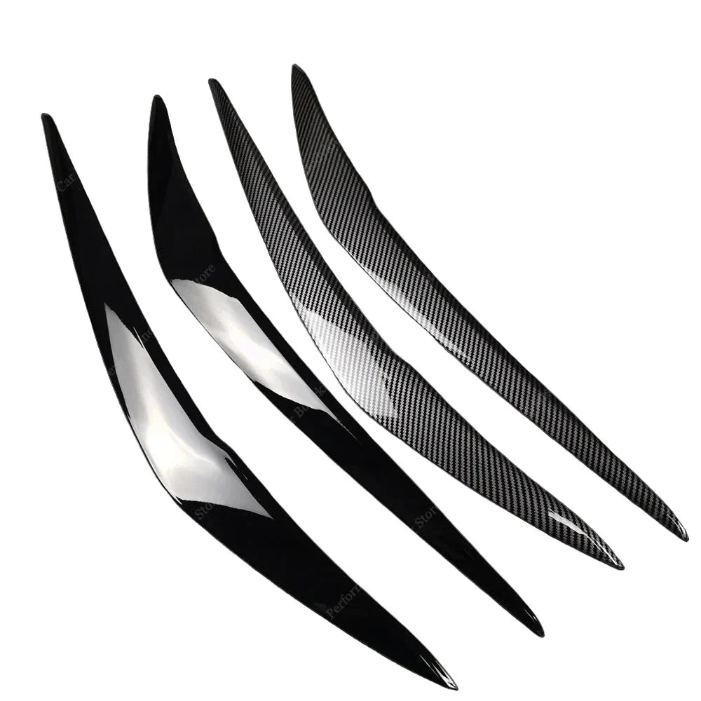 Headlight eyebrows cover BMV F20 F21 LCI black carbon fiber