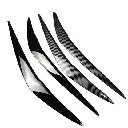 Headlight eyebrows cover BMV F20 F21 LCI black carbon fiber