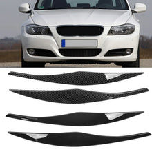 Headlight eyebrows cover BMV 3 Serie E90 E91 E92 E93 black carbon