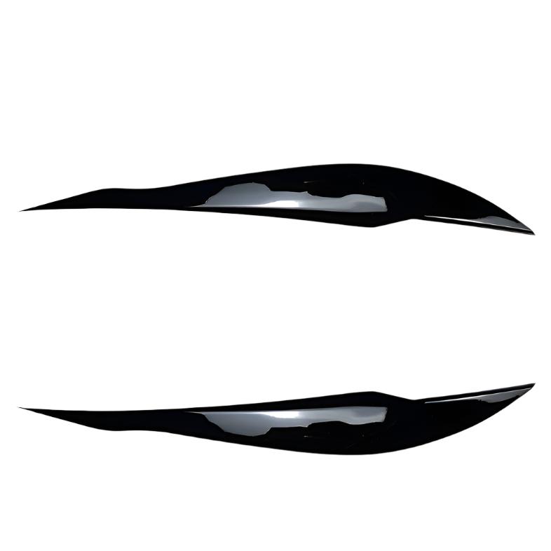 Headlight eyebrows cover black