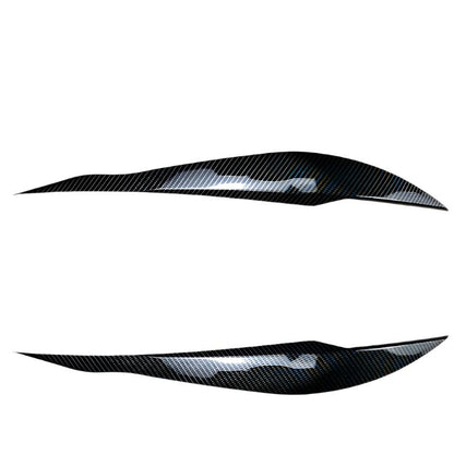 Headlight eyebrows cover carbon