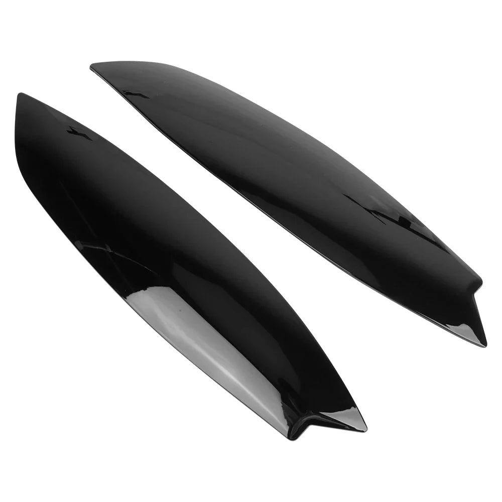 Headlight eyebrows cover black