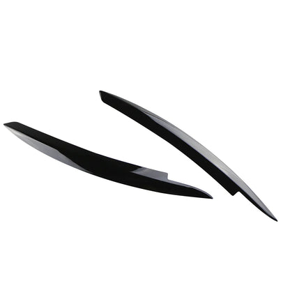 Headlight eyebrows cover Volksmotors Golf 6 black set