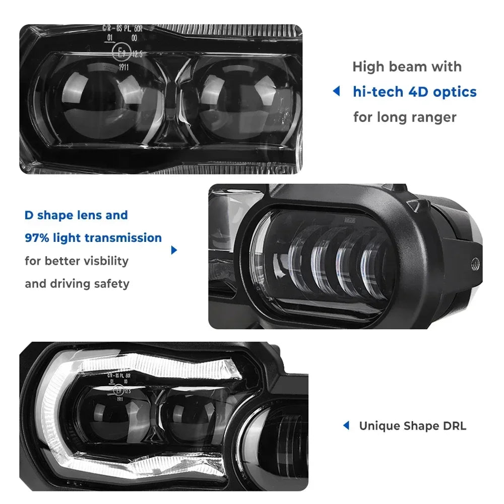 Headlight LED features