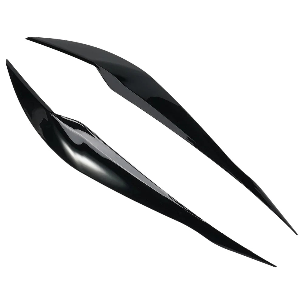Headlight eyebrows cover BMV 3 Series F30 F31 black