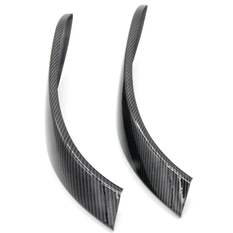 Interior door handle cover carbon