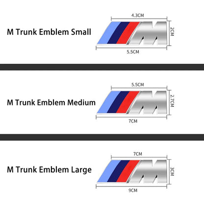 M badges sizes