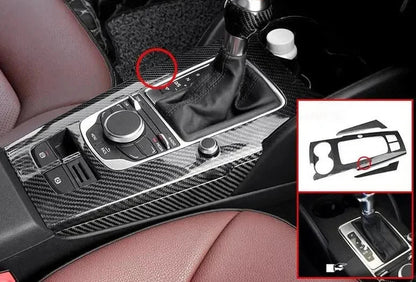 Mid console cover carbon no start stop button
