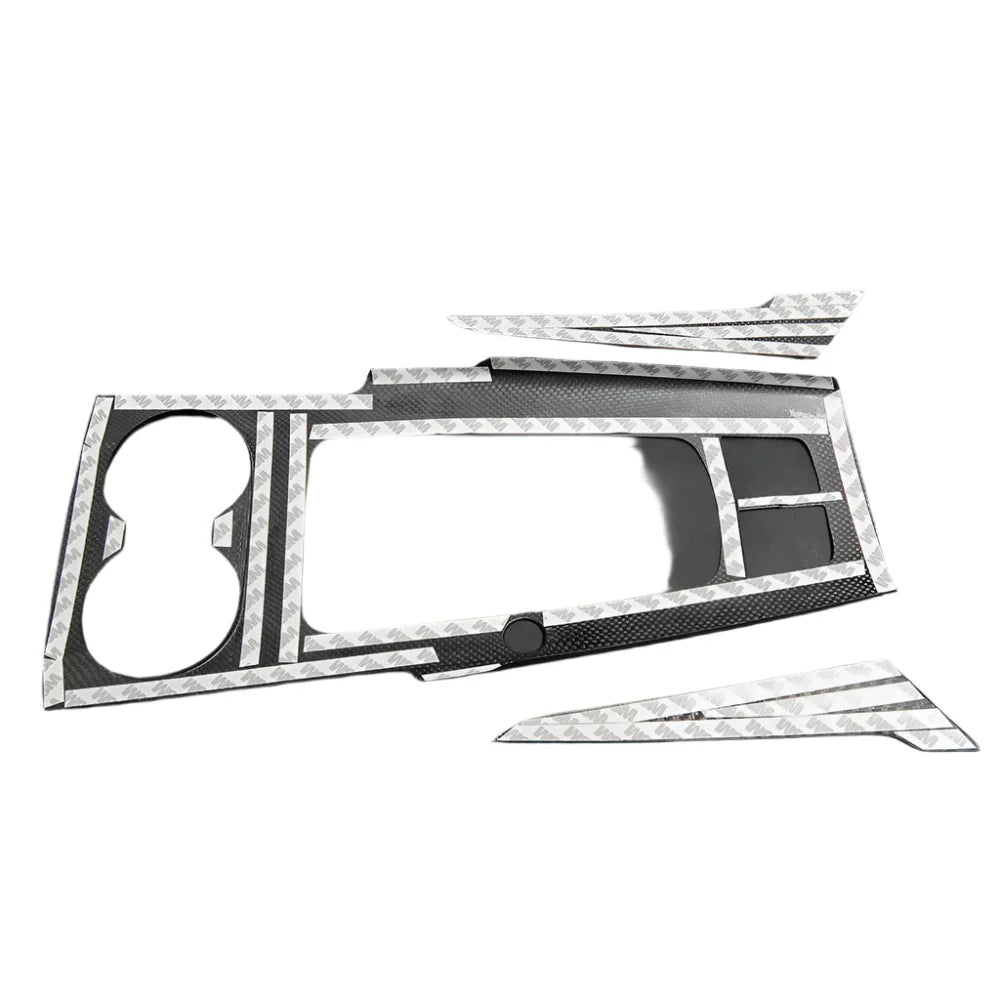 Mid console cover carbon rear side