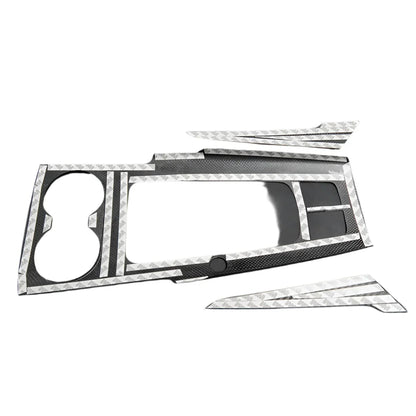 Mid console cover carbon rear side