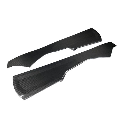Mid console covers side carbon