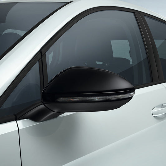 Mirror cover black on car