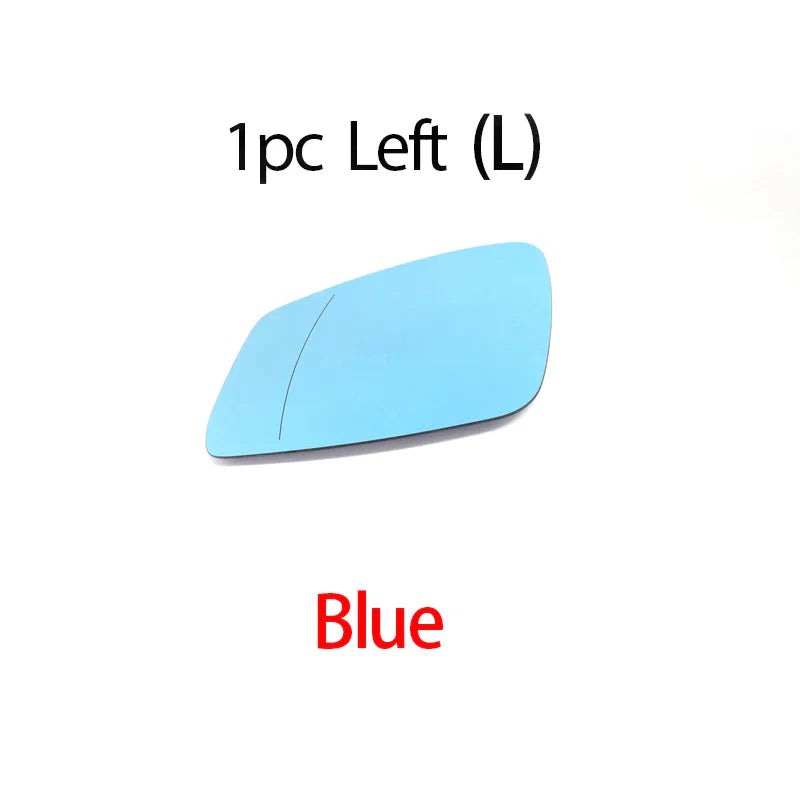 Mirror glass blue left