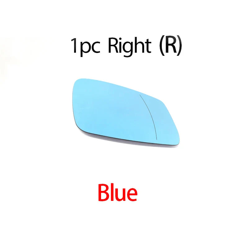 Mirror glass blue right