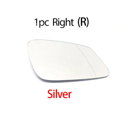 Mirror glass right silver
