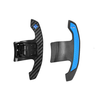 Paddle shifters carbon fiber BMV F and G series blue