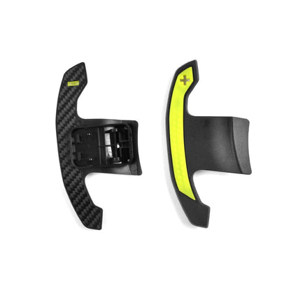 Paddle shifters carbon fiber BMV F and G series green
