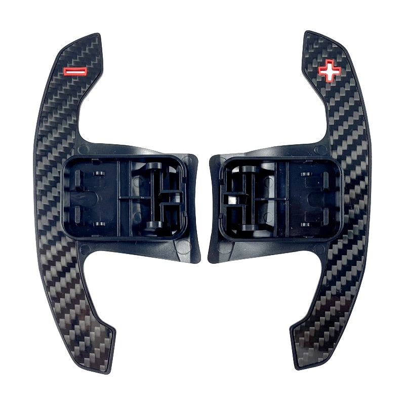 Paddle shifters carbon fiber BMV F and G series red