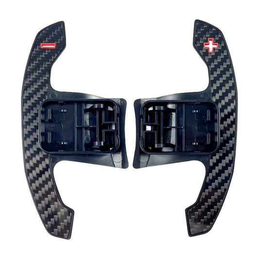 Paddle shifters carbon fiber BMV F and G series red