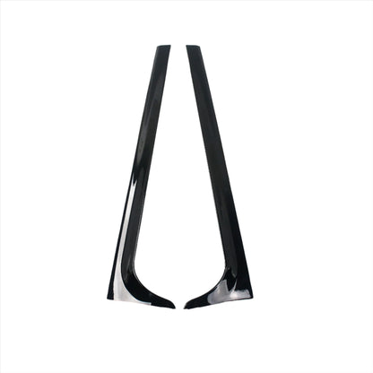 Rear window side spoiler black