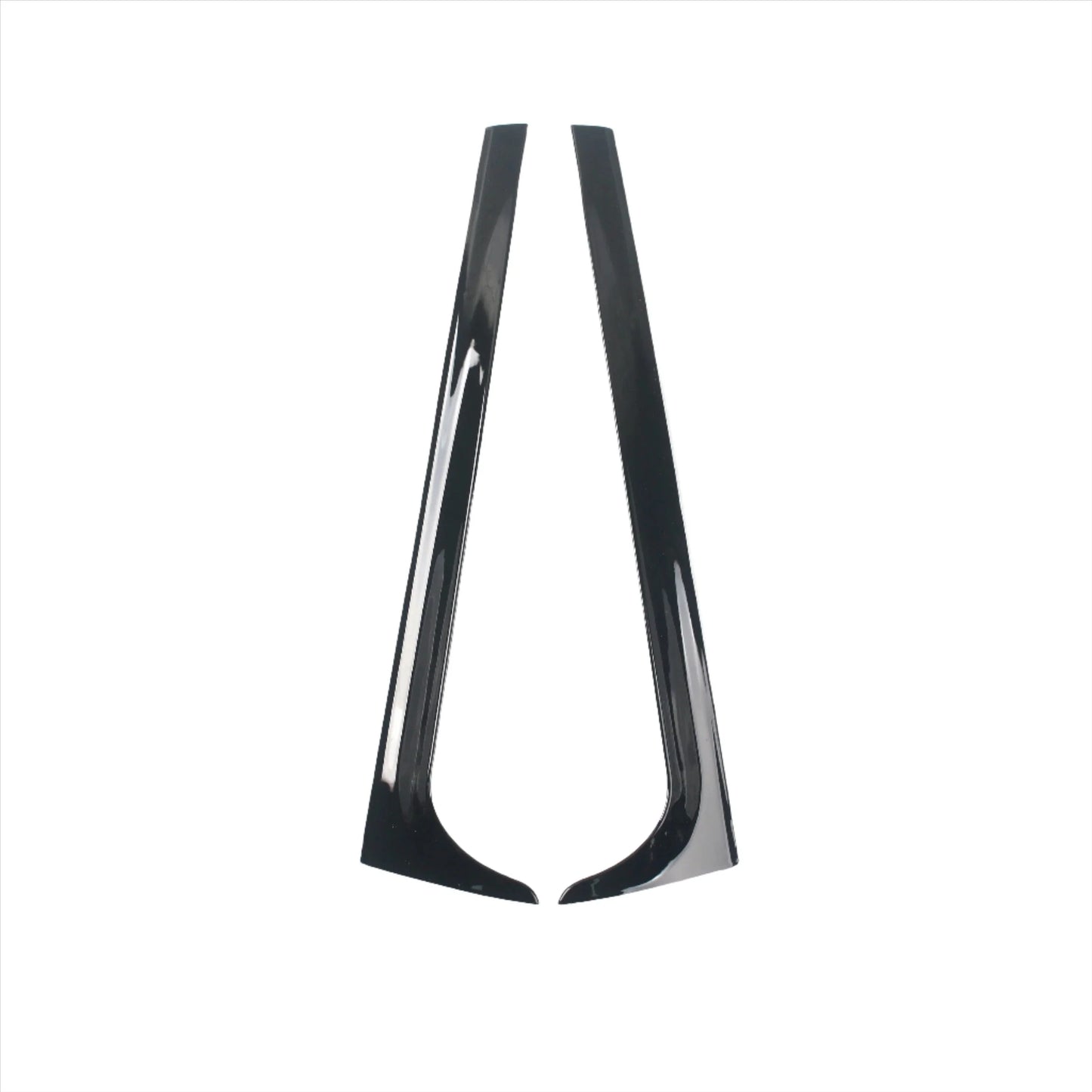 Rear window side spoiler black