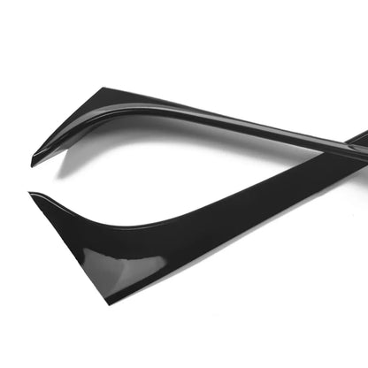 Rear window side spoiler black