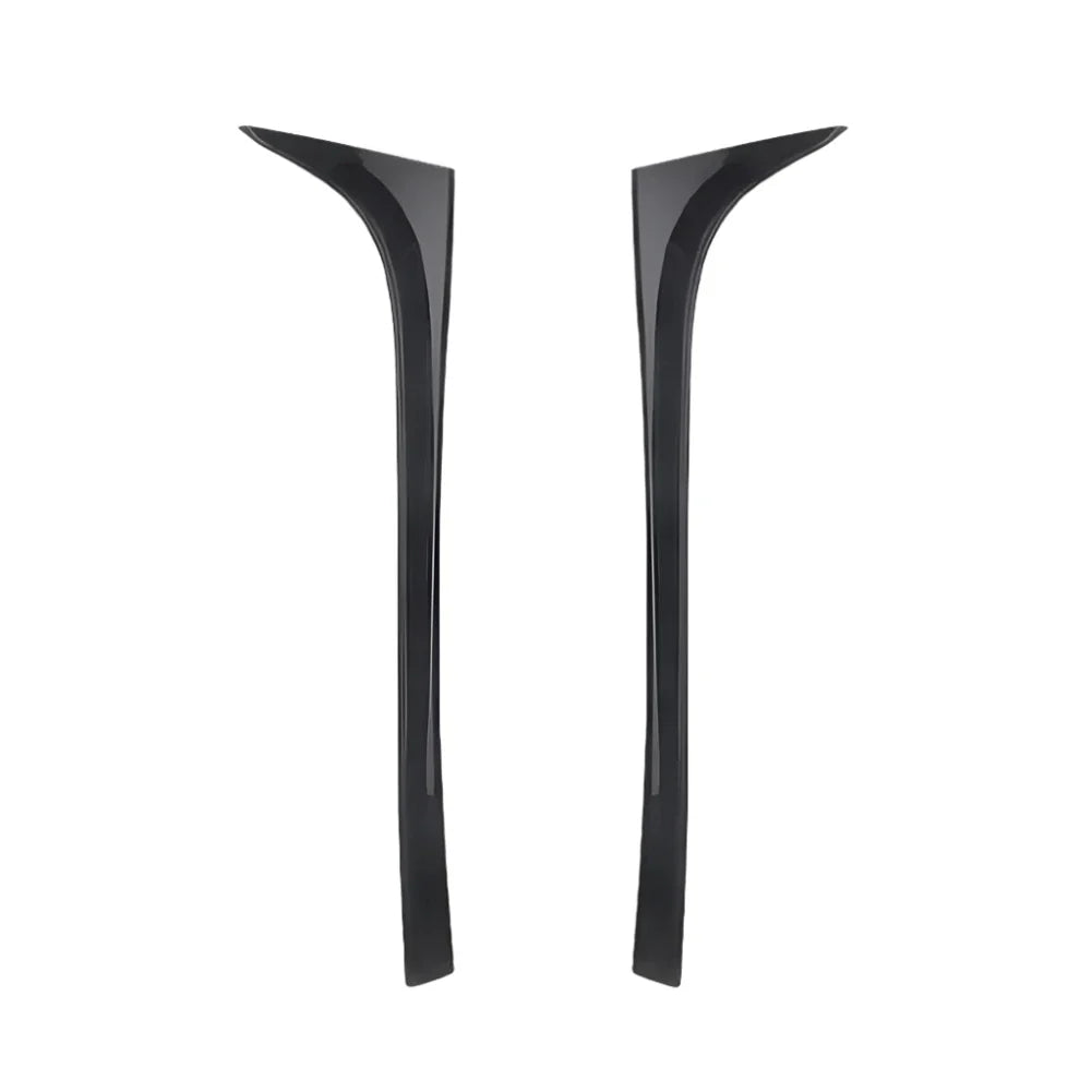 Rear window side spoiler black