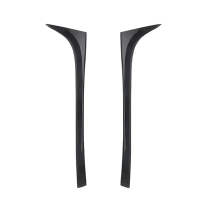 Rear window side spoiler black