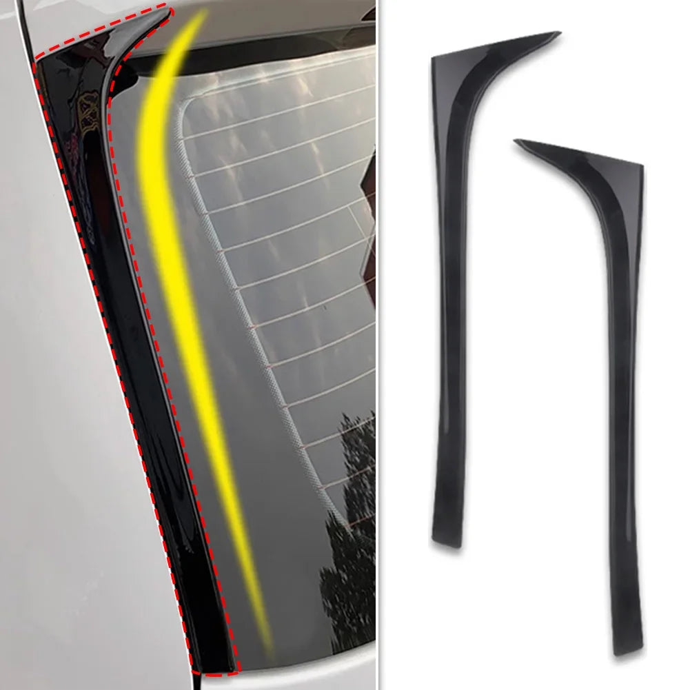 Rear window side spoiler canard Golf 7 7.5