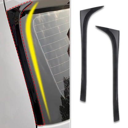 Rear window side spoiler canard Golf 7 7.5