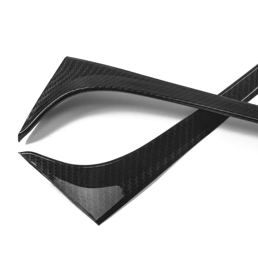 Rear window side spoiler carbon