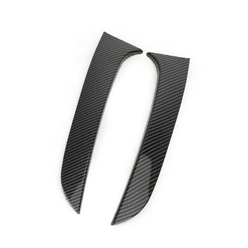Rear window side spoiler carbon