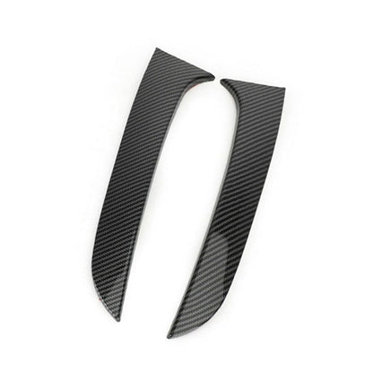 Rear window side spoiler carbon