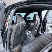 Seat back cover carbon in car