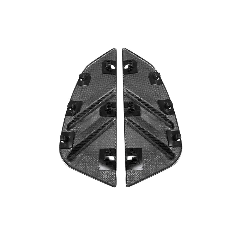 Side fender cover trim carbon rear side