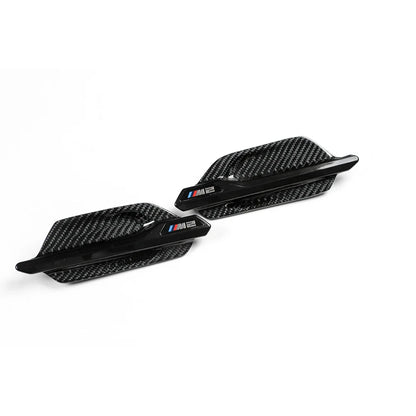 Side fender trim cover carbon