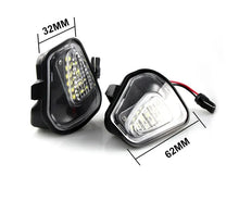 Side mirror welcome light dimensions