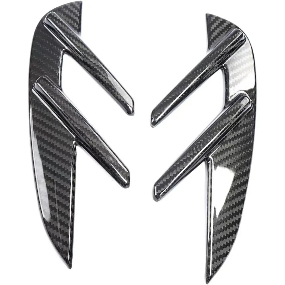 Side fender cover trim carbon fiber OEM style