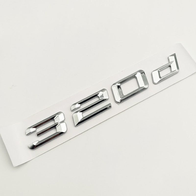 Trunk letters 3 series - Bimmer Elite