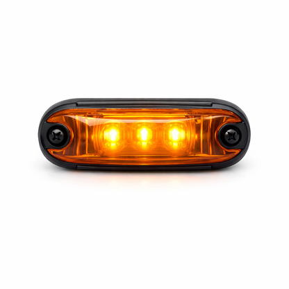 All-Weather LED Marker Lights — Compact / Amber