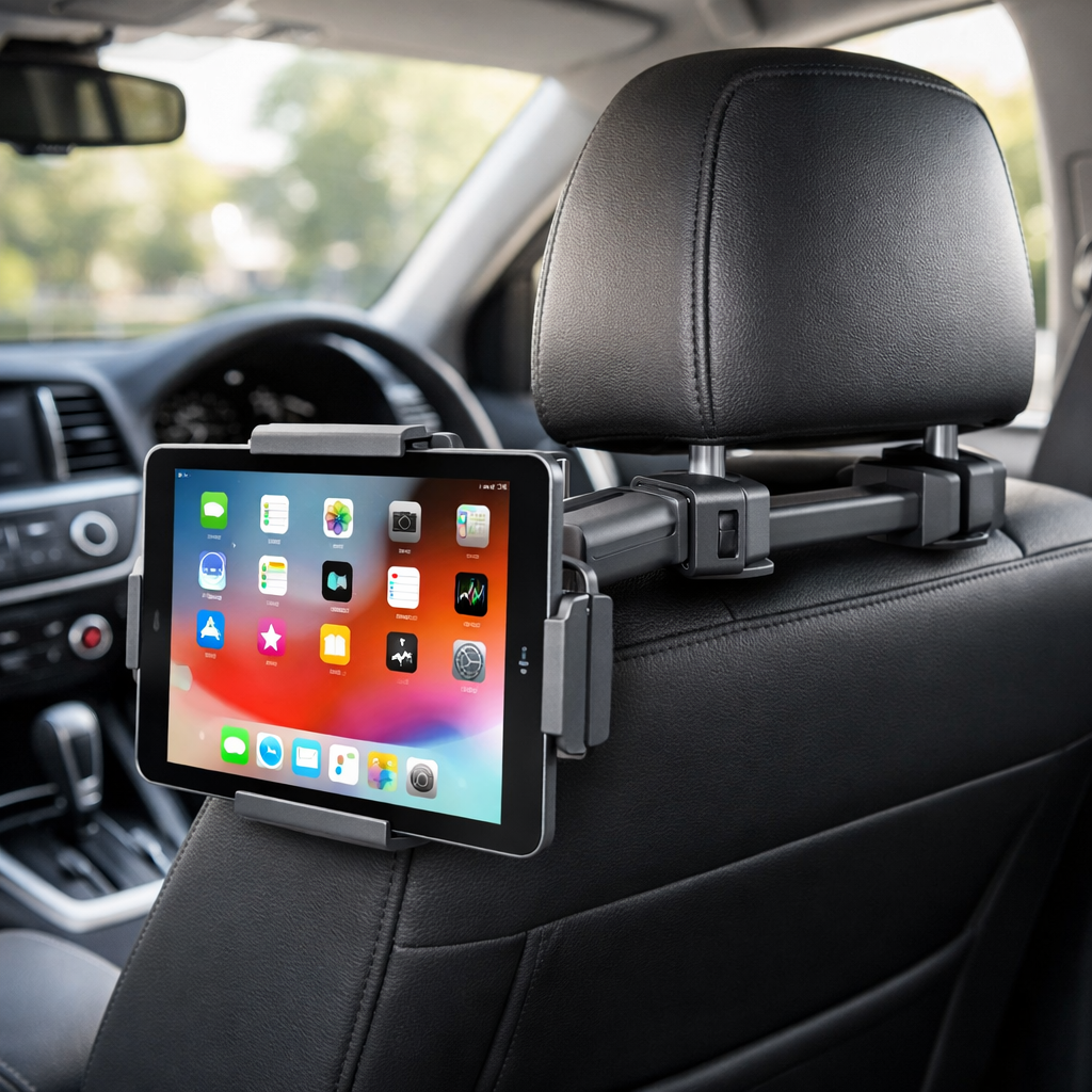 Back Seat Tablet Holder — Gray / Standard