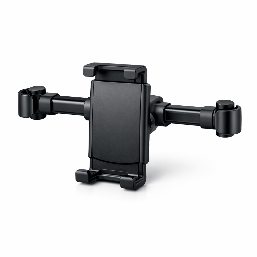 Back Seat Tablet Holder — Black / Deluxe