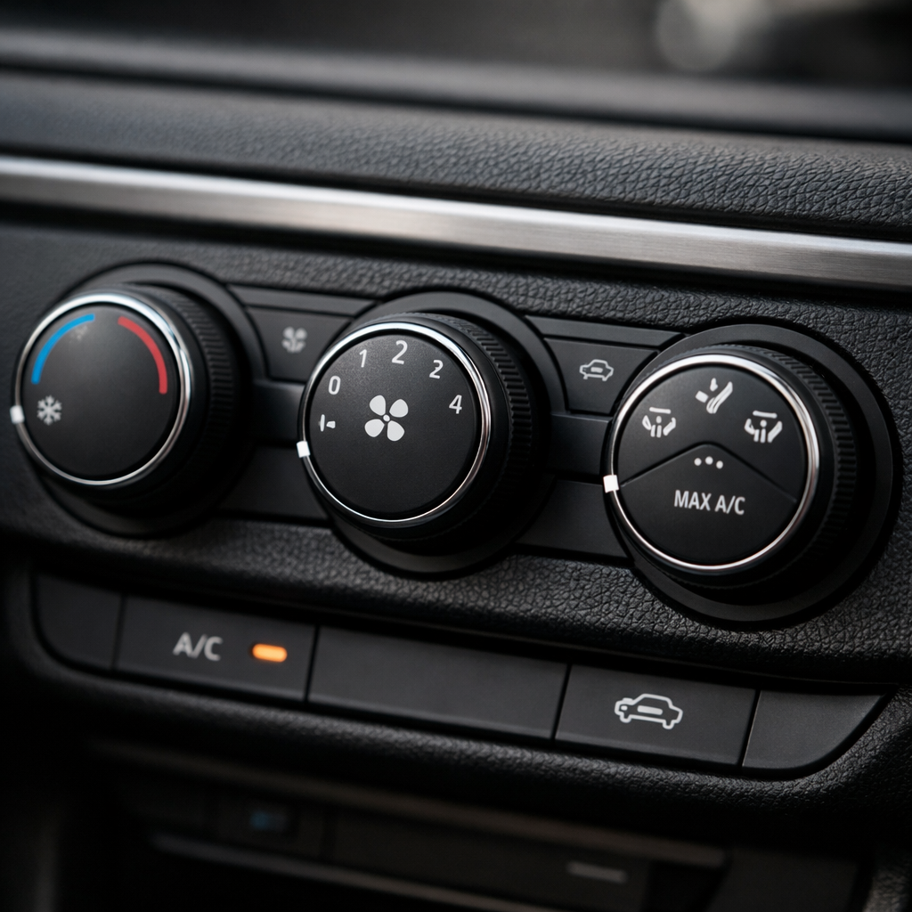 Climate Control Knobs — Black / Standard / Medium