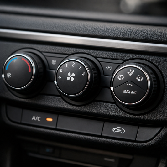 Climate Control Knobs — Black / Standard / Medium